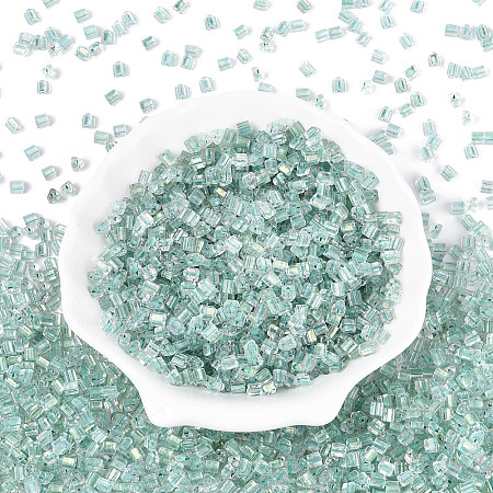 Transparent Inside Colours Glass Seed Beads SEED-T007-13N-1