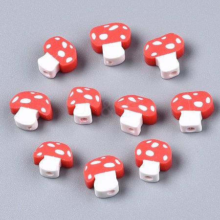 Handmade Polymer Clay Beads LS-X-CLAY-N011-016F-1