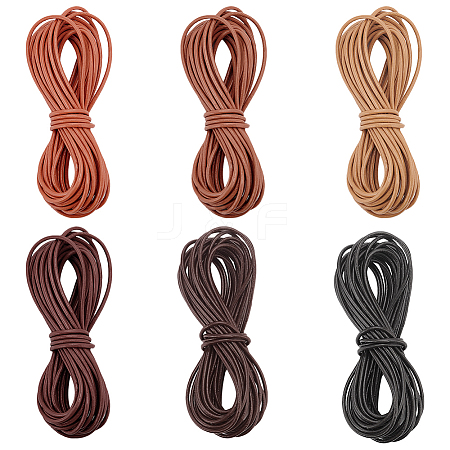   30 Yards 6 Colors Cowhide Leather Cord WL-PH0004-23A-1