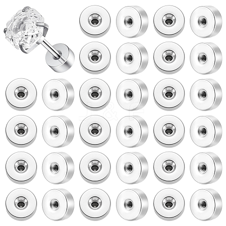 60Pcs 304 Stainless Steel Ear Nuts STAS-UN0064-21B-1