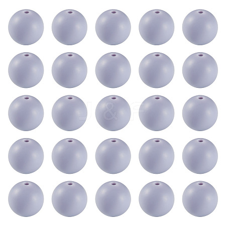 50Pcs Food Grade Eco-Friendly Silicone Beads SIL-TADJ0001-03A-1