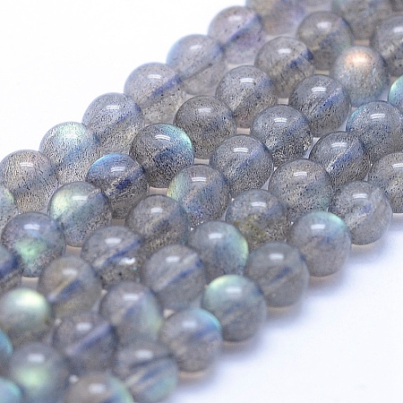 Natural Labradorite Beads Strands LS-G-P342-09A-5mm-A++-1