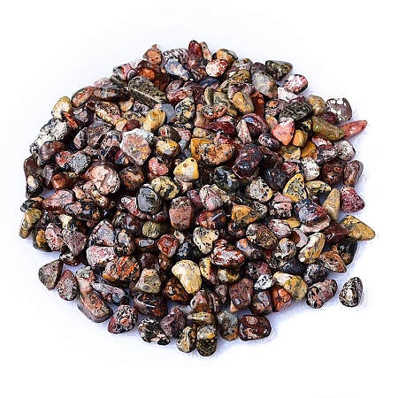 Natural Leopard Skin Jasper Tumbled Chips PW-WGA7DCE-43-1