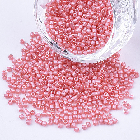 Pearlized Cylinder Seed Beads SEED-Q036-02A-E07-1