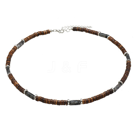 Surfer Style Coconut Shell Necklace for Hipster Couples Jewelry. LY8215-2-1