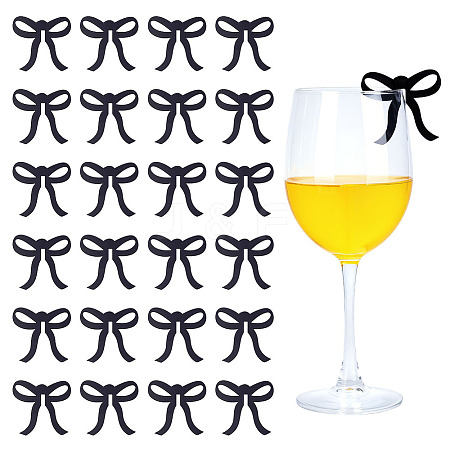 25Pcs Acrylic Wine Glass Charms AJEW-ME0001-12B-1