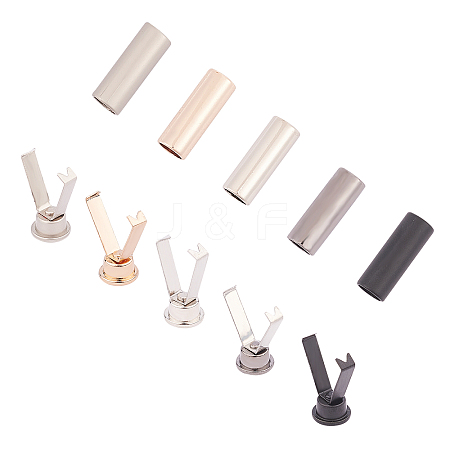Alloy Aglets for Shoelaces PALLOY-PH0013-40-WH-1