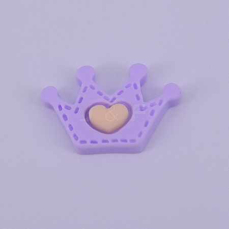 Opaque Frosted Resin Cabochon LS-RESI-WH0009-18-1
