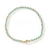 Glass Seed Beads & CCB Beads Stretch Bracelets TB4137-13-1