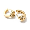 Brass Micro Pave Cubic Zirconia Hoop Earrings for Women EJEW-E295-22KCG-2