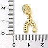 Rack Plating Brass Cubic Zirconia Pendants X-KK-K392-12G-3
