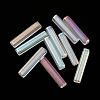 Electroplate Glass Beads GLAA-D024-01E-3