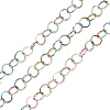 Ion Plating(IP) Rainbow Color 304 Stainless Steel Rolo Chains CHS-B001-03M-1