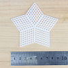 Star-shaped Plastic Mesh Canvas Sheet PURS-PW0001-607-05A-1