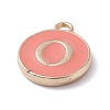 (Defective Closeout Sale Border damaged) Golden Plated Alloy Enamel Charms LS-ENAM-XCP0001-20O-4