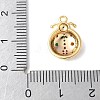 Brass Micro Pave Cubic Zirconia Pendants KK-U064-13G-3