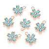 Alloy Enamel Pendants ENAM-S113-27E-01-3