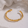 304 Stainless Steel Cuff Bangles for Women CB8538-3