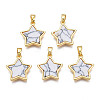 Real 18K Gold Plated Brass Pendants KK-N233-173A-01A-1