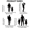 MAYJOYDIY US 1Pc Father's Day PET Hollow Out Drawing Painting Stencils DIY-MA0003-43D-2