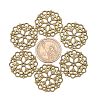 Tibetan Style Filigree Joiners Links TIBE-A11623-AB-FF-2