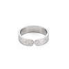 Non-Tarnish 304 Stainless Steel Moon and Star Open Cuff Ring for Women RJEW-S405-240P-2