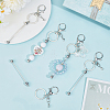 DIY Alloy Bar Beadable Keychain Making Kit DIY-SC0024-54P-4