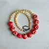Glass & Resin Fruit Beaded Necklaces for Women WG91F17-04-1