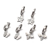 3 Pairs 3 Styles Christmas 304 Stainless Steel Hoop Earring Sets for Women EJEW-K279-08D-P-5