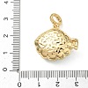 Brass Micro Pave Clear Cubic Zirconia Photo Locket Pendants X-KK-A303-15A-G-2
