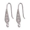 Anti-Tarnish Rhodium Plated 925 Sterling Silver X-STER-L054-16P-4