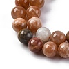 Round Natural Multi-Moonstone Beads Strands G-I176-09-10mm-7