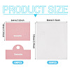 100Pcs Folding Flower Printed Paper Display Header Cards CDIS-TA0001-46C-4