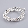 Electroplated Non-magnetic Synthetic Hematite Bead Strand G-E498-06A-03-2