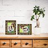 Pet Theme Rectangle Wooden Photo Frames AJEW-WH0292-015-5