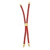 Twisted Nylon Cord Silder Bracelets X-DIY-B066-03G-15-1