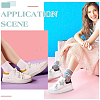 40Pcs 20 Styles Alloy with CCB Plastic Shoe Charms HJEW-ME00108-5