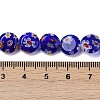 Handmade Millefiori Lampwork Beads Strands LAMP-G166-17B-04-4