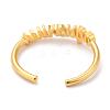 Constellation/Zodiac Sign Brass Cuff Rings RJEW-O042-06G-J-2
