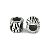 12Pcs 2 Style 304 Stainless Steel European Beads STAS-UN0046-47-3