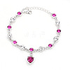 Alloy Rhinestone Charm Bracelets FS-WG1766B-07-1