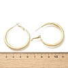 Brass Hoop Earrings for Women EJEW-A121-18B-G-3