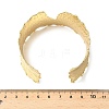 Brass Cuff Bangles for Women BJEW-A038-01B-G-5