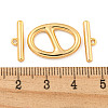 Brass Toggle Clasps KK-A223-03G-5