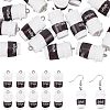 40Pcs Resin Pendant RESI-CA0001-24-1