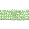 Imitation Jade Electroplate Glass Beads Strands LS-GLAA-F029-J4mm-A01-1