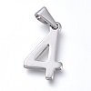 Non-Tarnish 304 Stainless Steel Pendants STAS-L210-05J-P-1