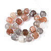 Natural Multi-Moonstone Beads Strands G-N327-08A-08-3