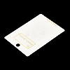 Gold Stamping Cardboard Hair Clip Display Cards CDIS-M005-15-4