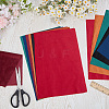 12Sheets 6 Colors Jewelry Flocking Cloth DIY-CY0004-14A-4